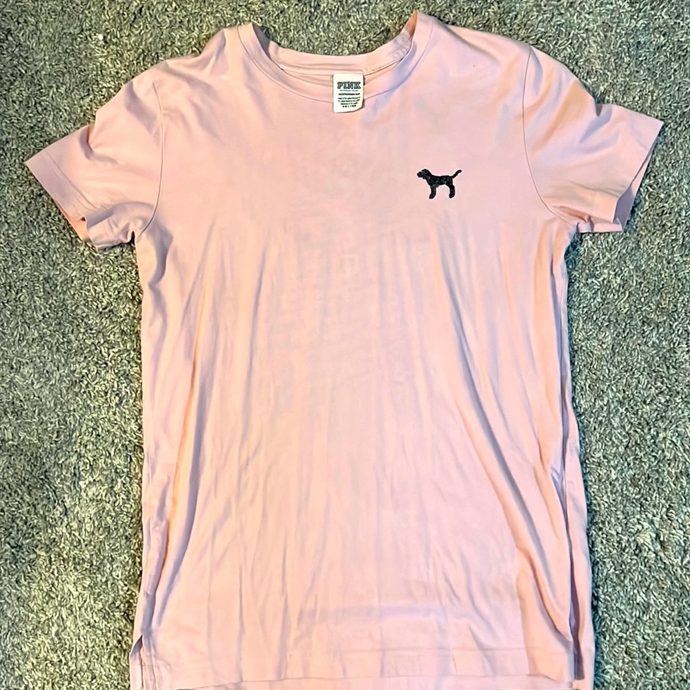 PINK, pink short sleeve tee, size XS